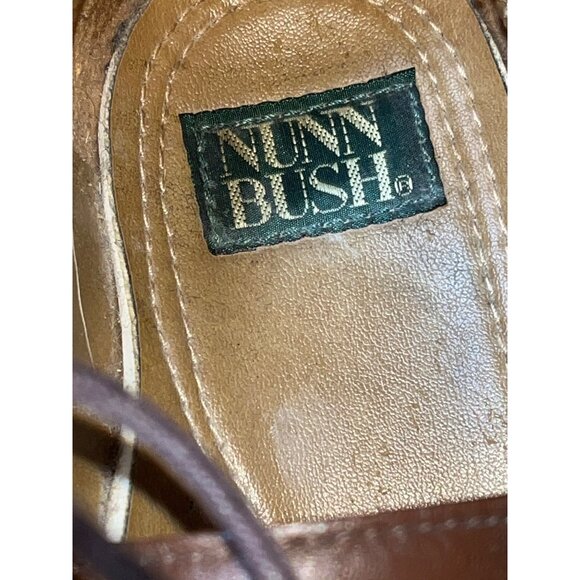 Nunn Bush Mens Brown Leather Oxford Dress Shoes 11M - Picture 3 of 5